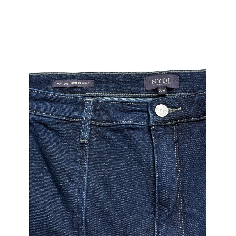 NYDJ Margot Seams Girlfriend Jeans Lift & Tuck Technology Dark Wash Plus Sz 20W - Picture 3 of 15